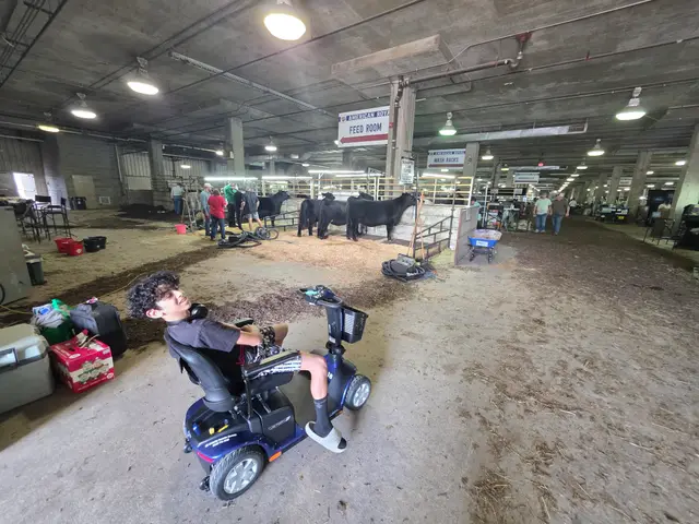 Mobility scooter rental on location at American Royal venue, Kansas City