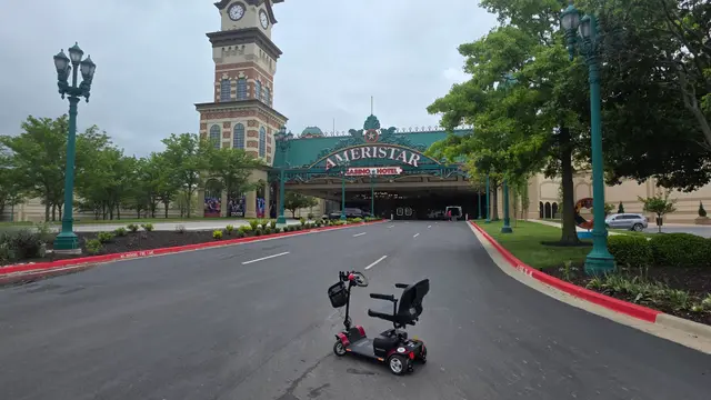 Mobility scooter from KC Mobility at Ameristar Casino in Kansas City