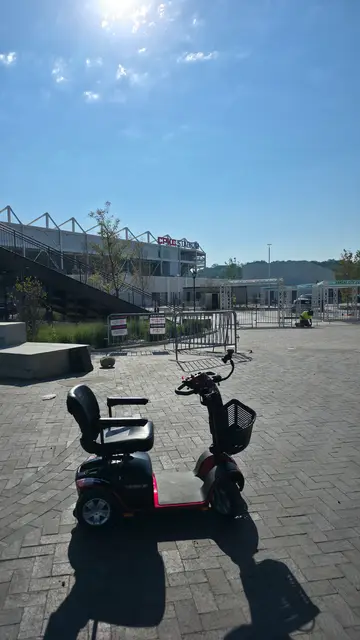 Mobility scooter rental on location at CPKC Stadium, Kansas City