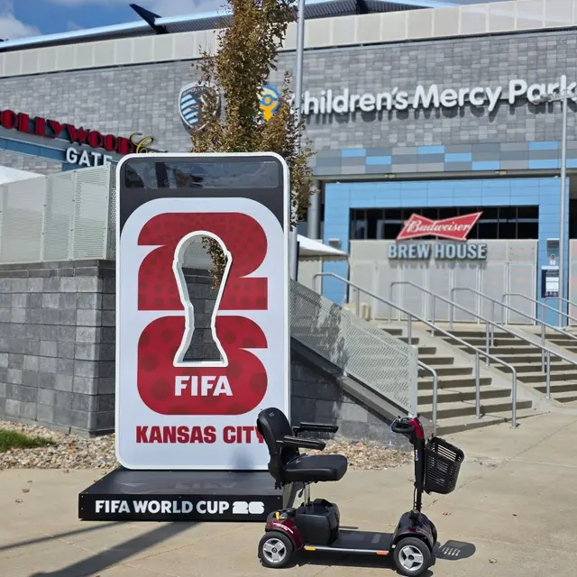Mobility scooter from KC Mobility at FIFA Kansas City in Kansas City