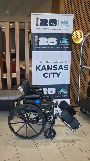 Accessible visit to FIFA World Cup 26 Kansas City with a manual wheelchair rental, Kansas City