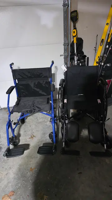 Accessible visit to a folded wheelchairs with a manual wheelchair rental, Kansas City