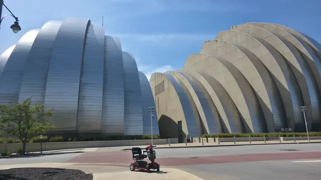 Mobility scooter rental on location at Kauffman Center for the Performing Arts, Kansas City