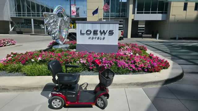Mobility scooter rental delivered to Loews Kansas City Hotel, Kansas City