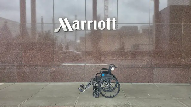 Manual wheelchair rental delivered to Marriott, Kansas City