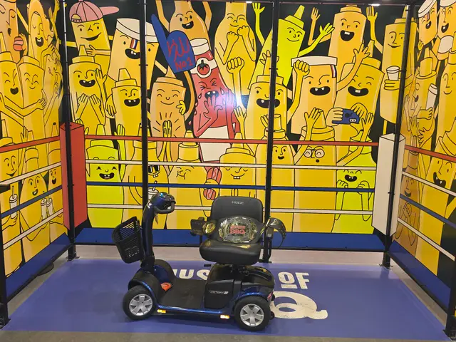 Mobility scooter rental at Museum of BBQ installation, Kansas City