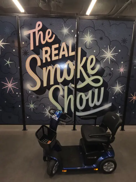 Mobility scooter rental at Museum of BBQ Smoke Show, Kansas City