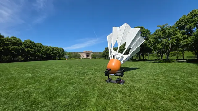 Mobility scooter rental at Nelson-Atkins Shuttlecocks, Kansas City