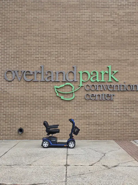 Mobility scooter rental delivered to Overland Park Convention Center, Overland Park
