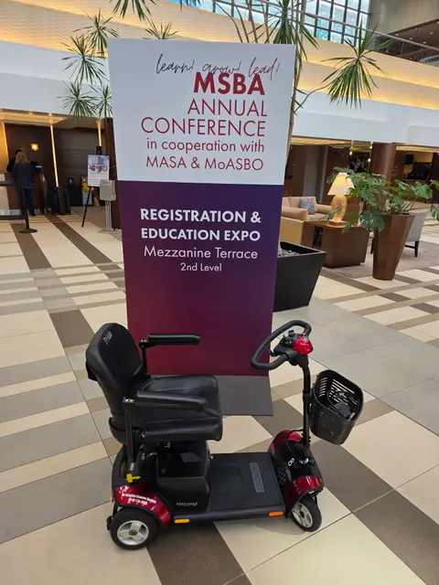 Mobility scooter rental delivered to Registration and Education Expo, Kansas City