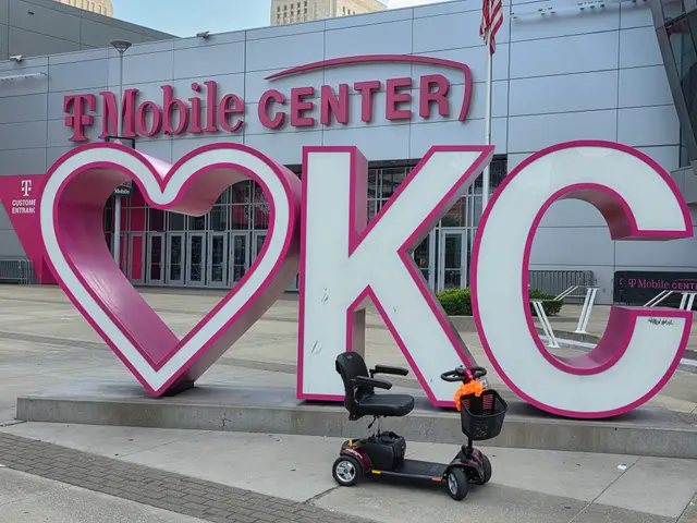 Mobility scooter rental at a t-mobile center heart kc, Kansas City